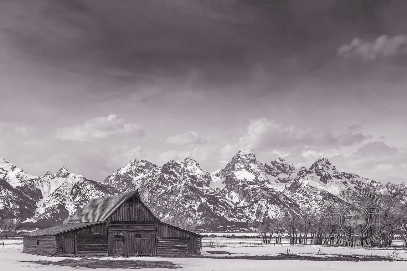 Barn and Tetons — Grand Teton, WY