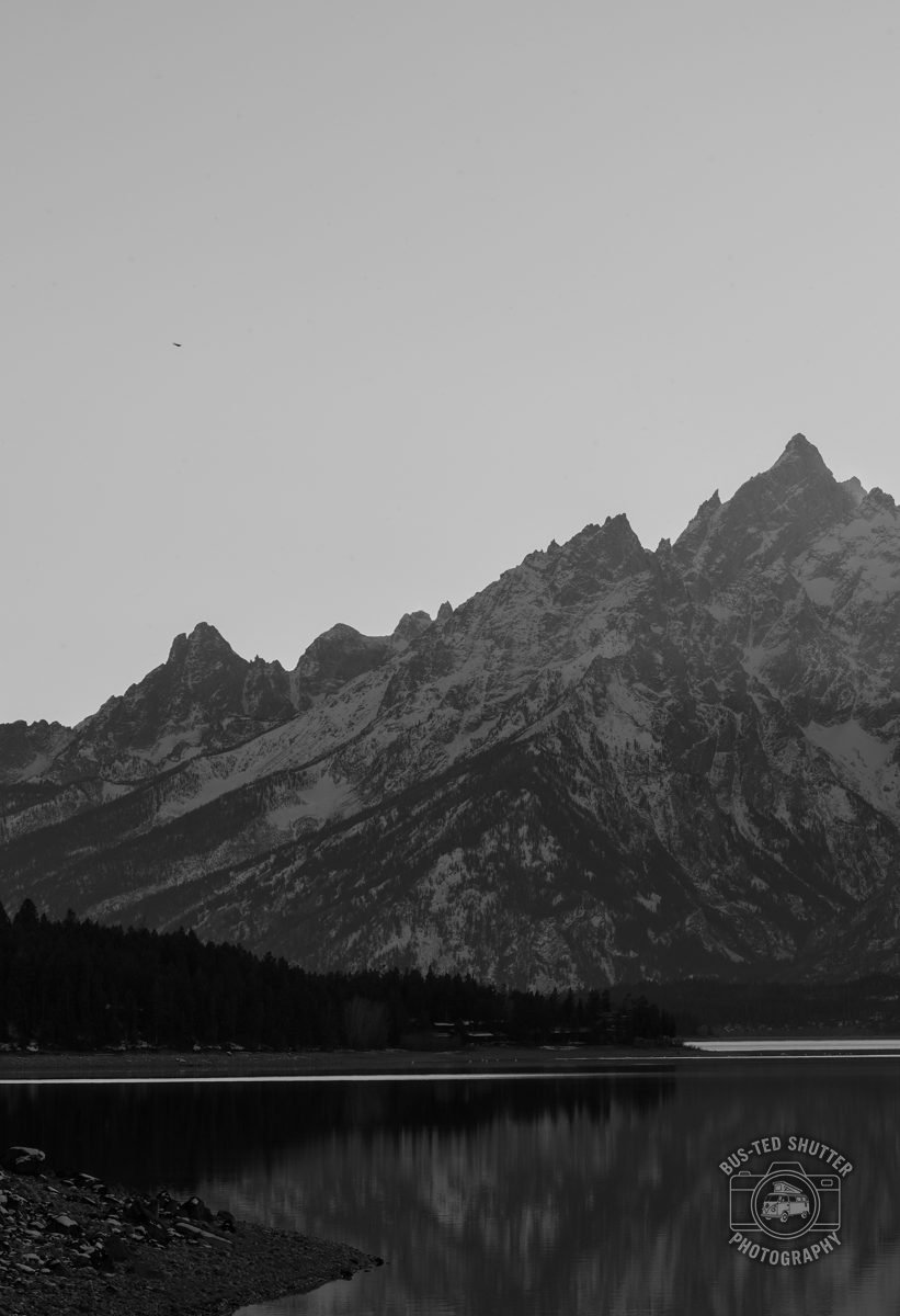 Mountain triptych, left panel